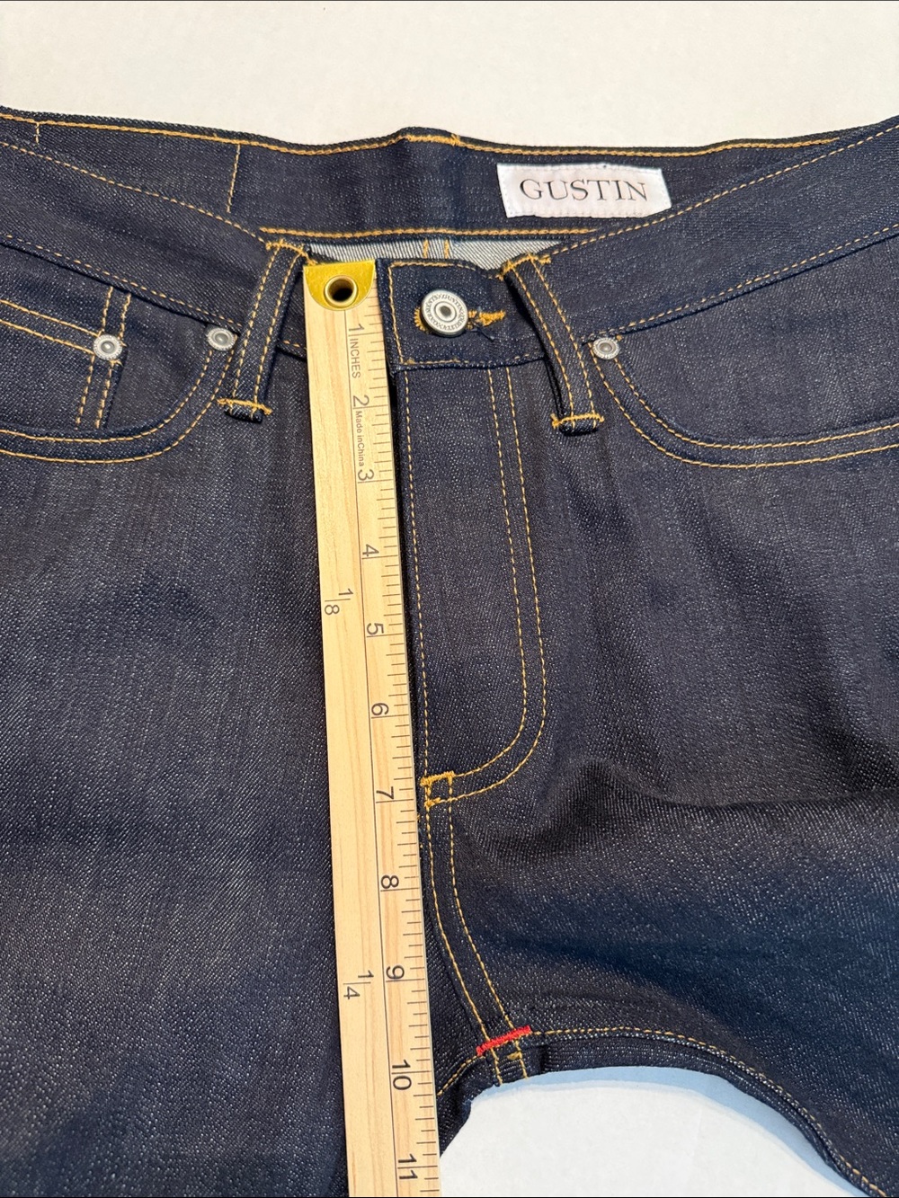Gustin NEW Men's Cone Mills Experimental Selvedge - The 1776 Size 31x34 - Picture 4 of 13
